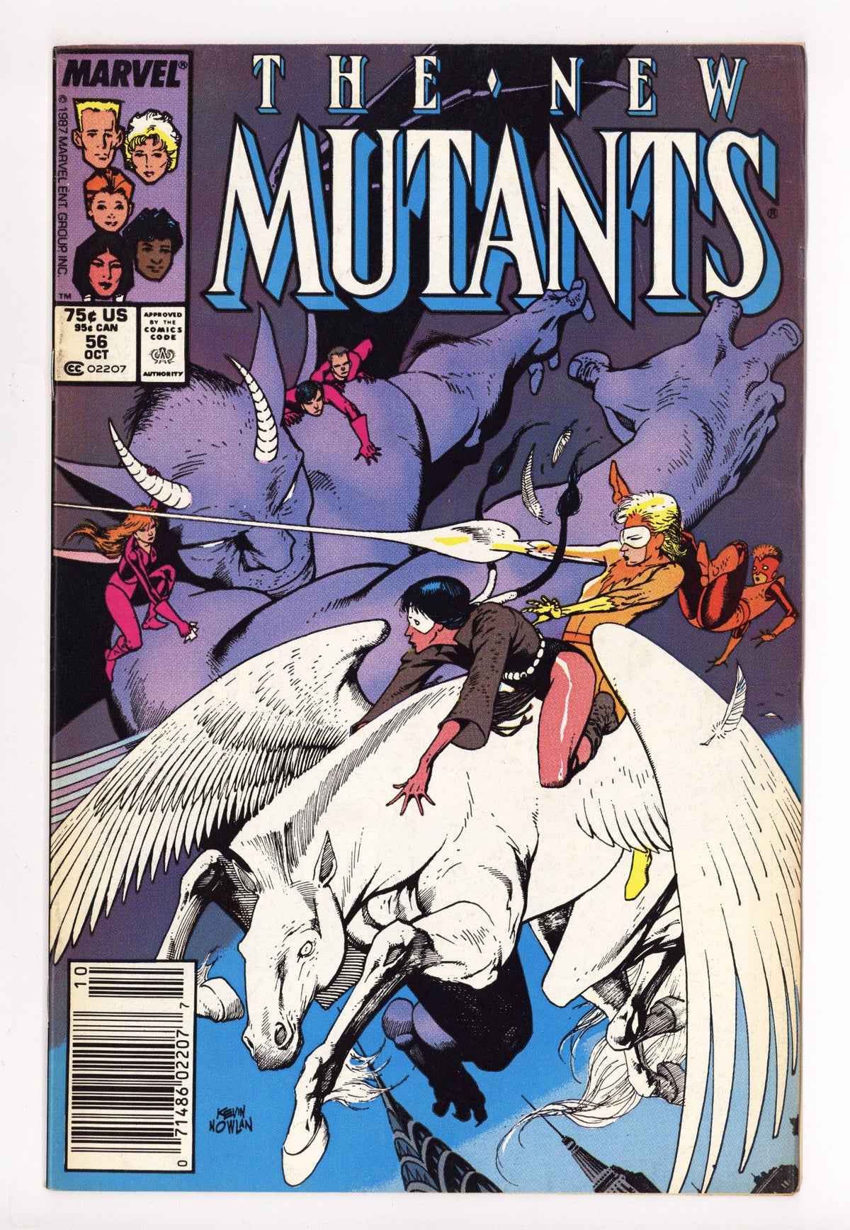 The New Mutants Vol 1 56  Mid Grade   (1987)   Newsstand