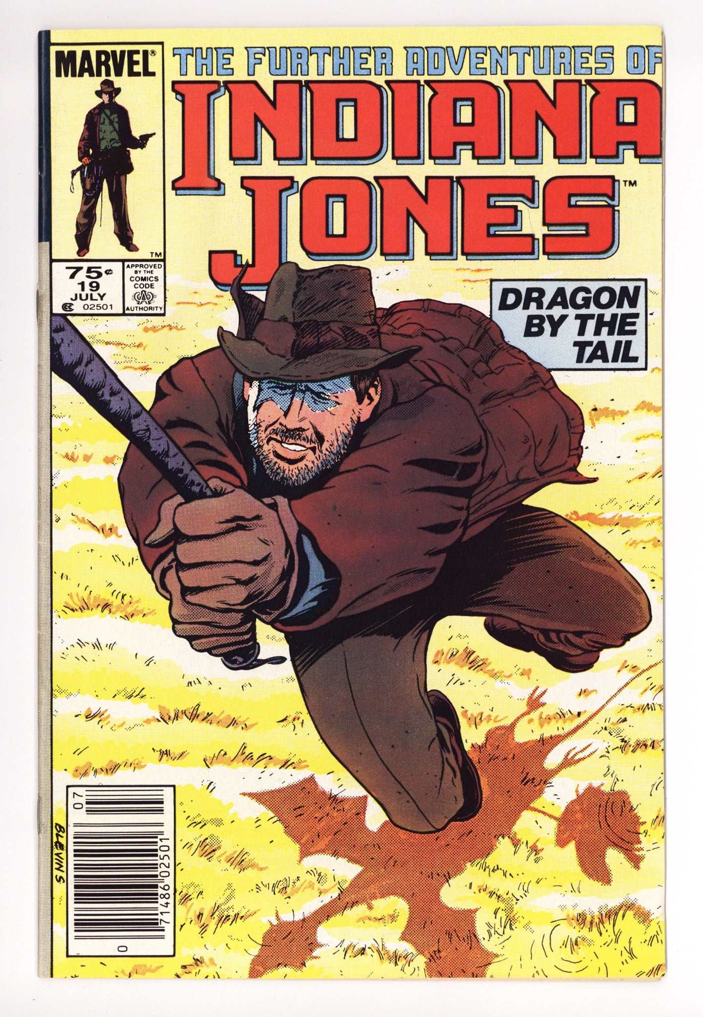 The Further Adventures of Indiana Jones 19 Low Grade (1984) Canadian Price Variant 