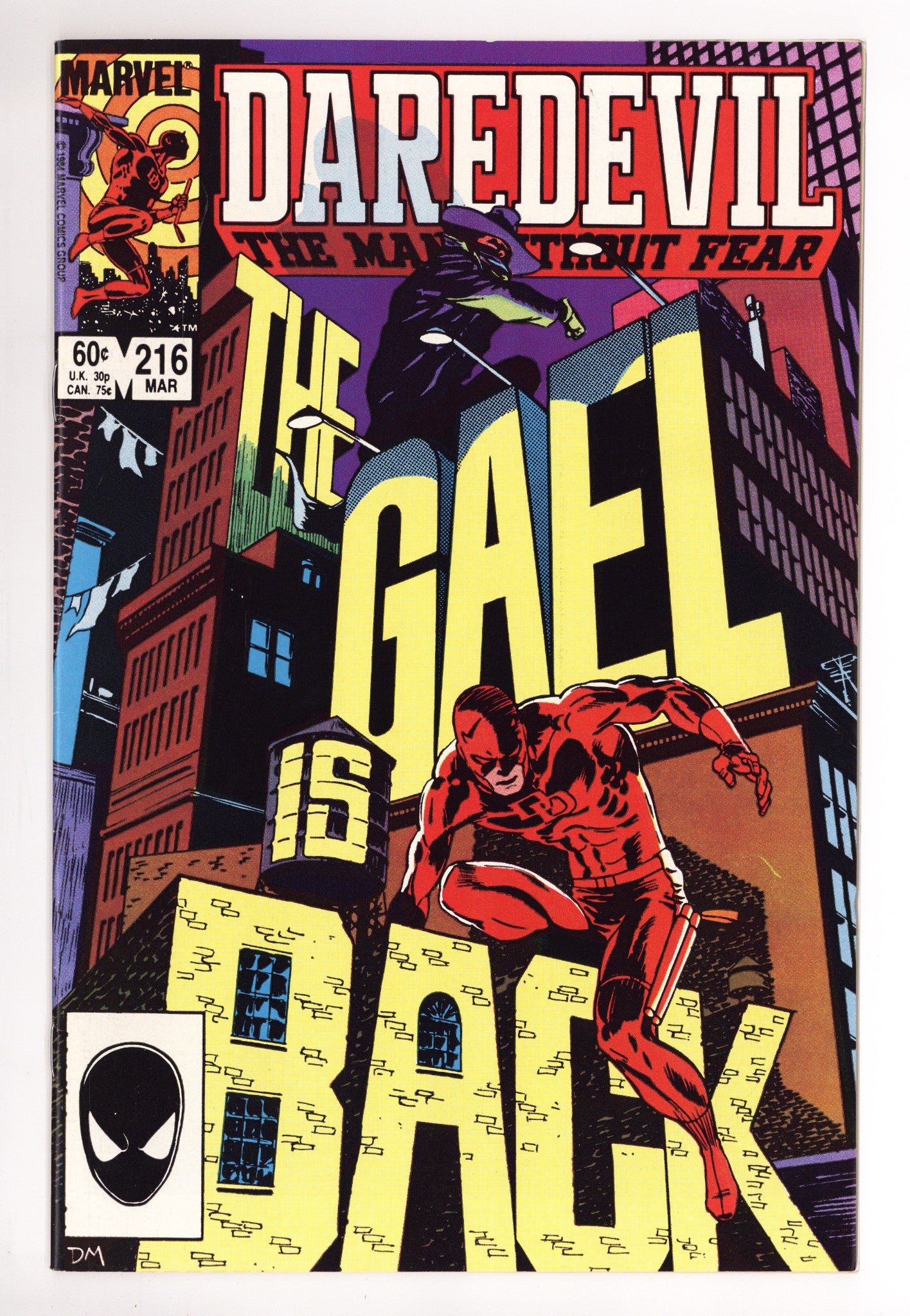 Daredevil Vol 1 216 Mid Grade (1985) 
