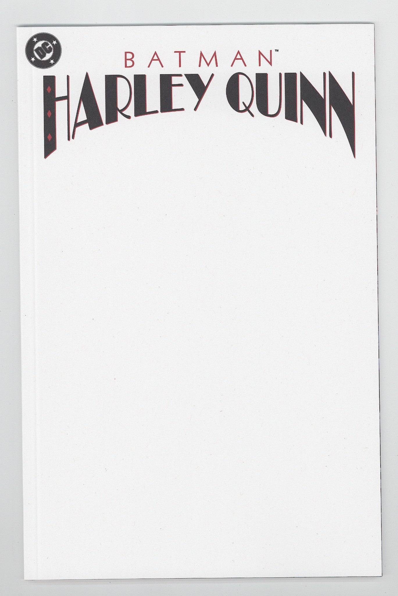 Batman Harley Quinn 1 Facsimile Blank Variant (2025)