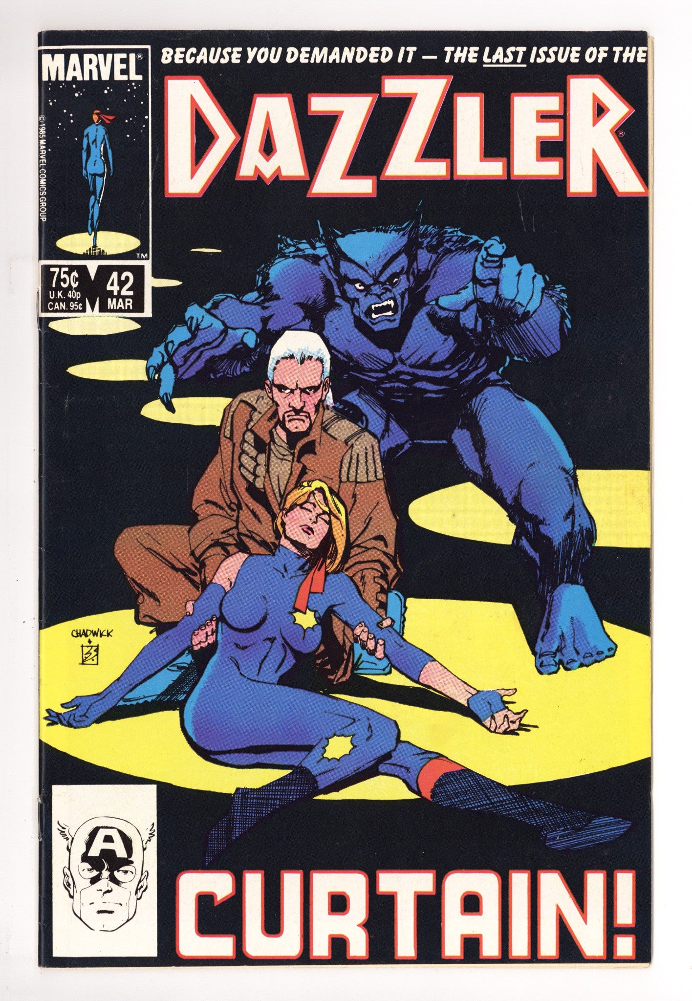 Dazzler Vol 1 42 Mid Grade (1986) 
