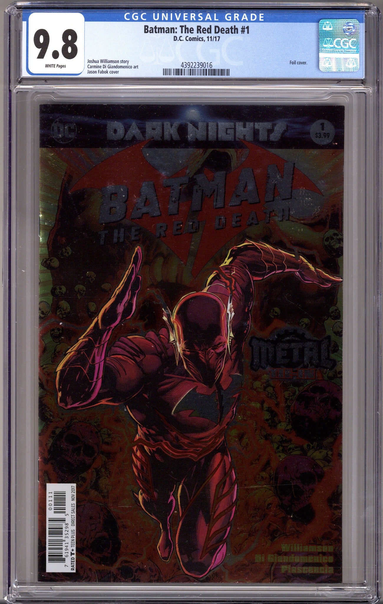 Batman: The Red Death 1 CGC 9.8 (NM/M) (2017) 