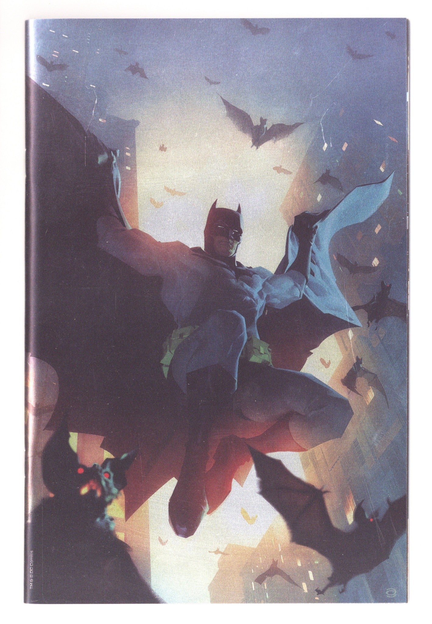 Batman Vol 3 125 NM- (9.2) (2022) Garner Foil Virgin Incentive Variant 