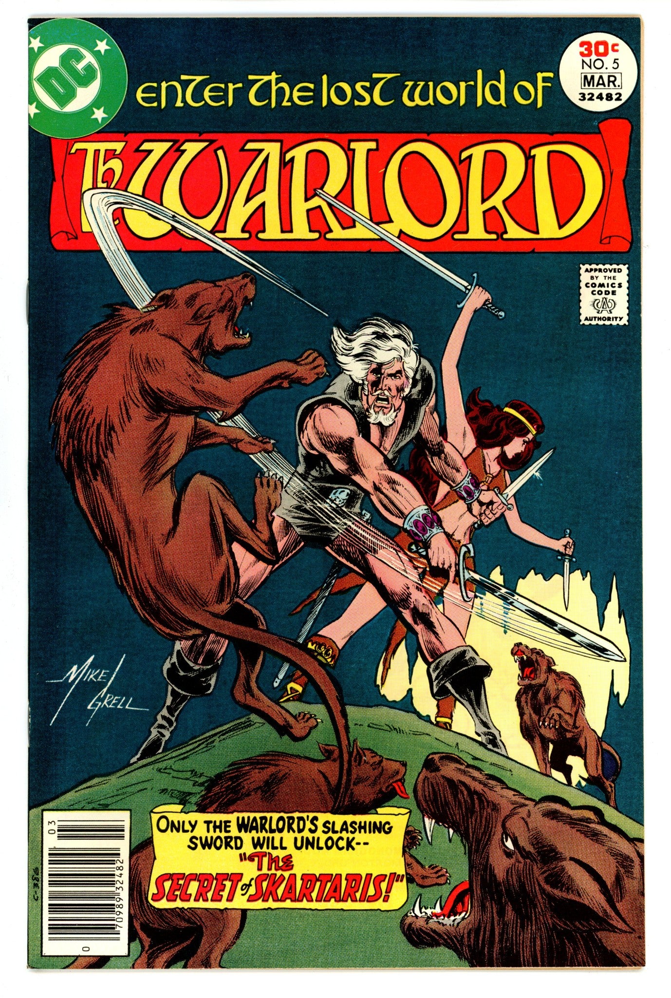 Warlord Vol 1 5 NM- (9.2) (1977) 