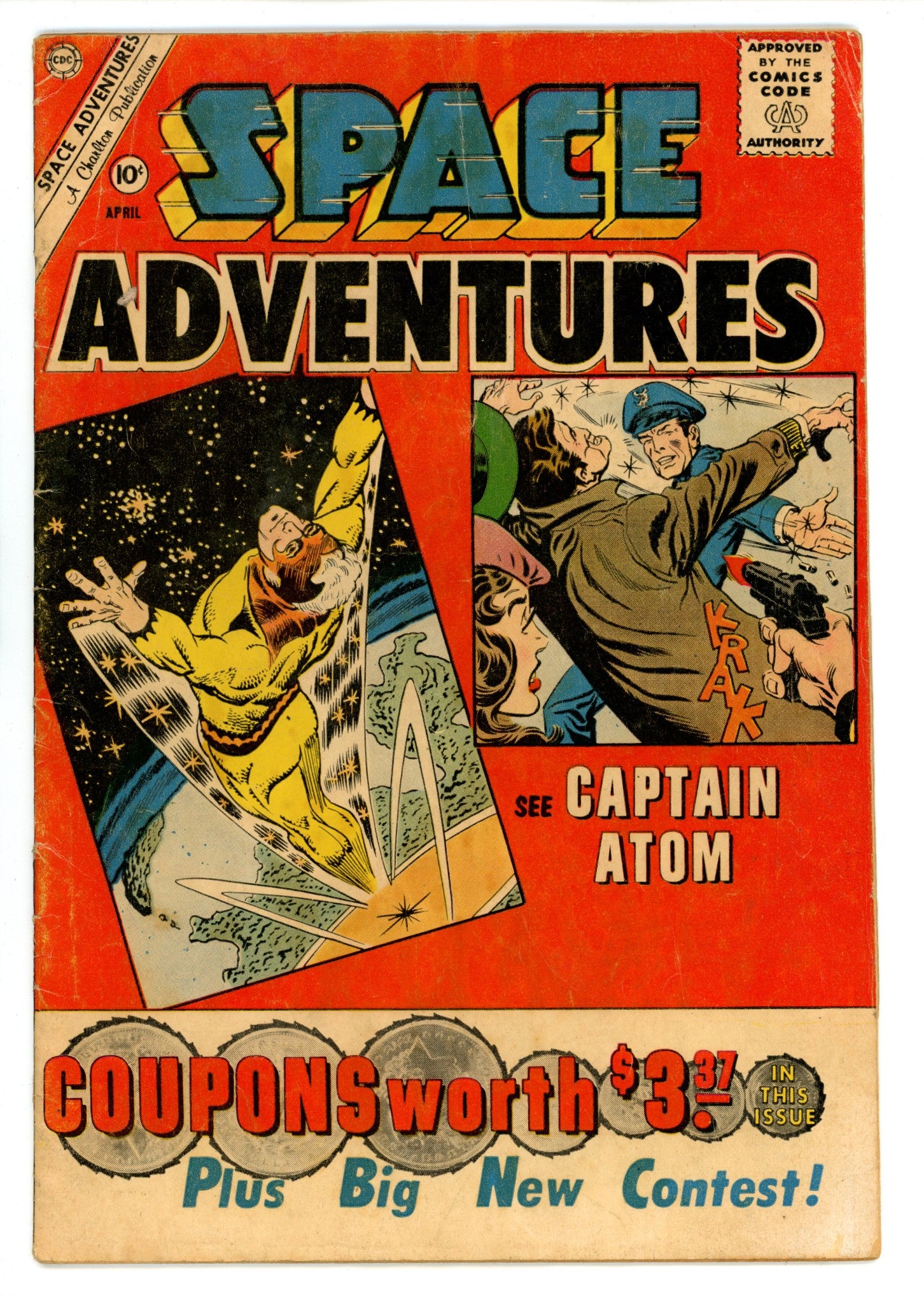 Space Adventures 39 VG- (3.5) (1961) 