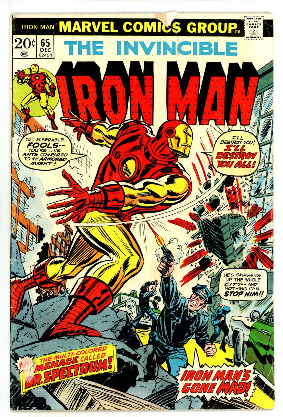 Iron Man Vol 1 65 VG- (3.5) (1973) 