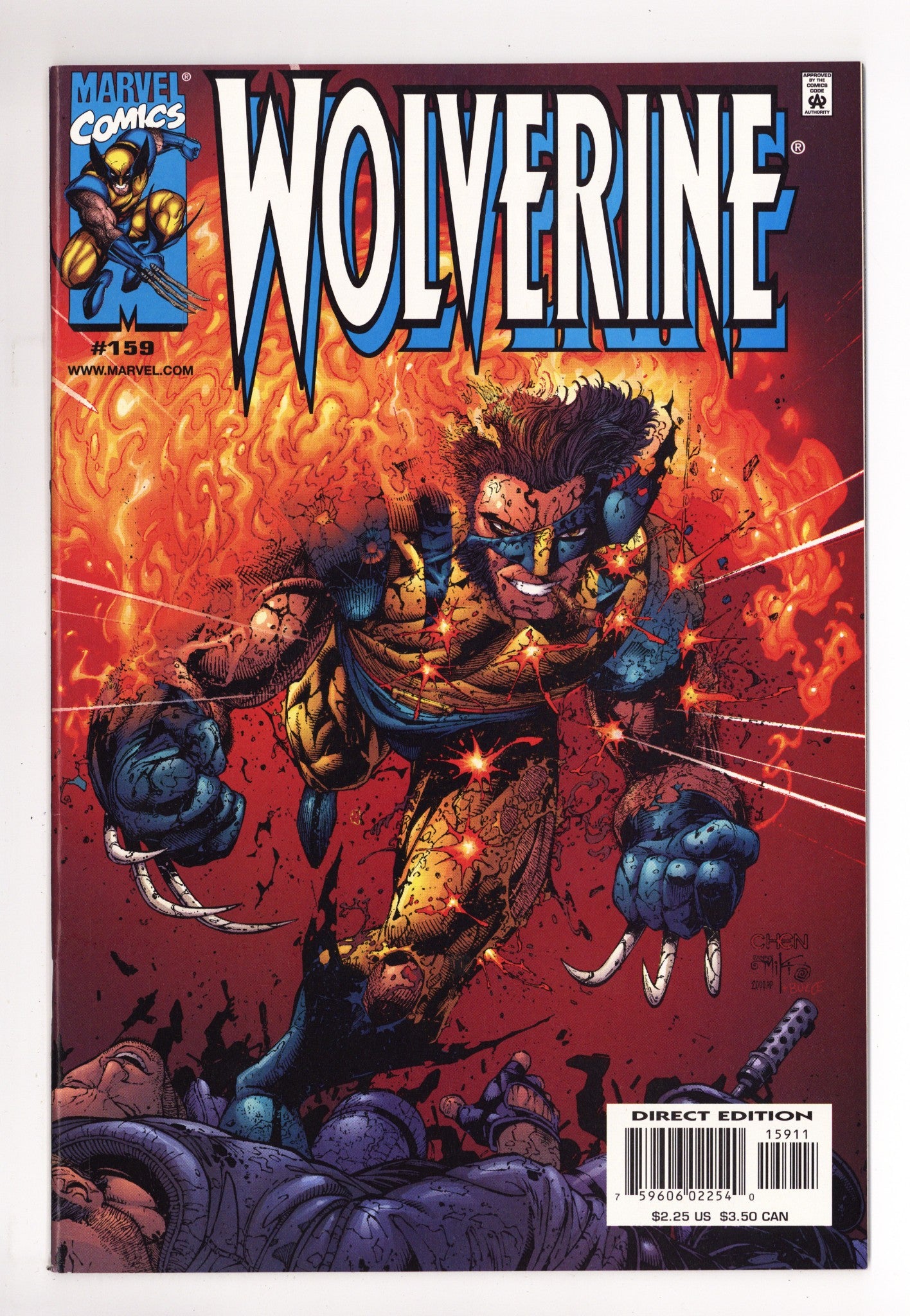 Wolverine Vol 2 159  High Grade   (2001)        