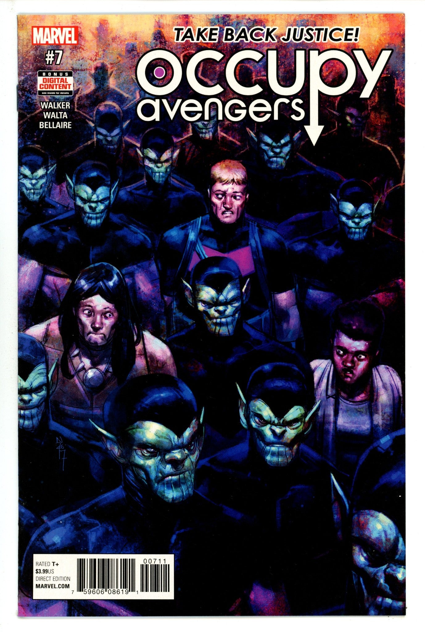 Occupy Avengers Vol 1 7 High Grade (2017) 