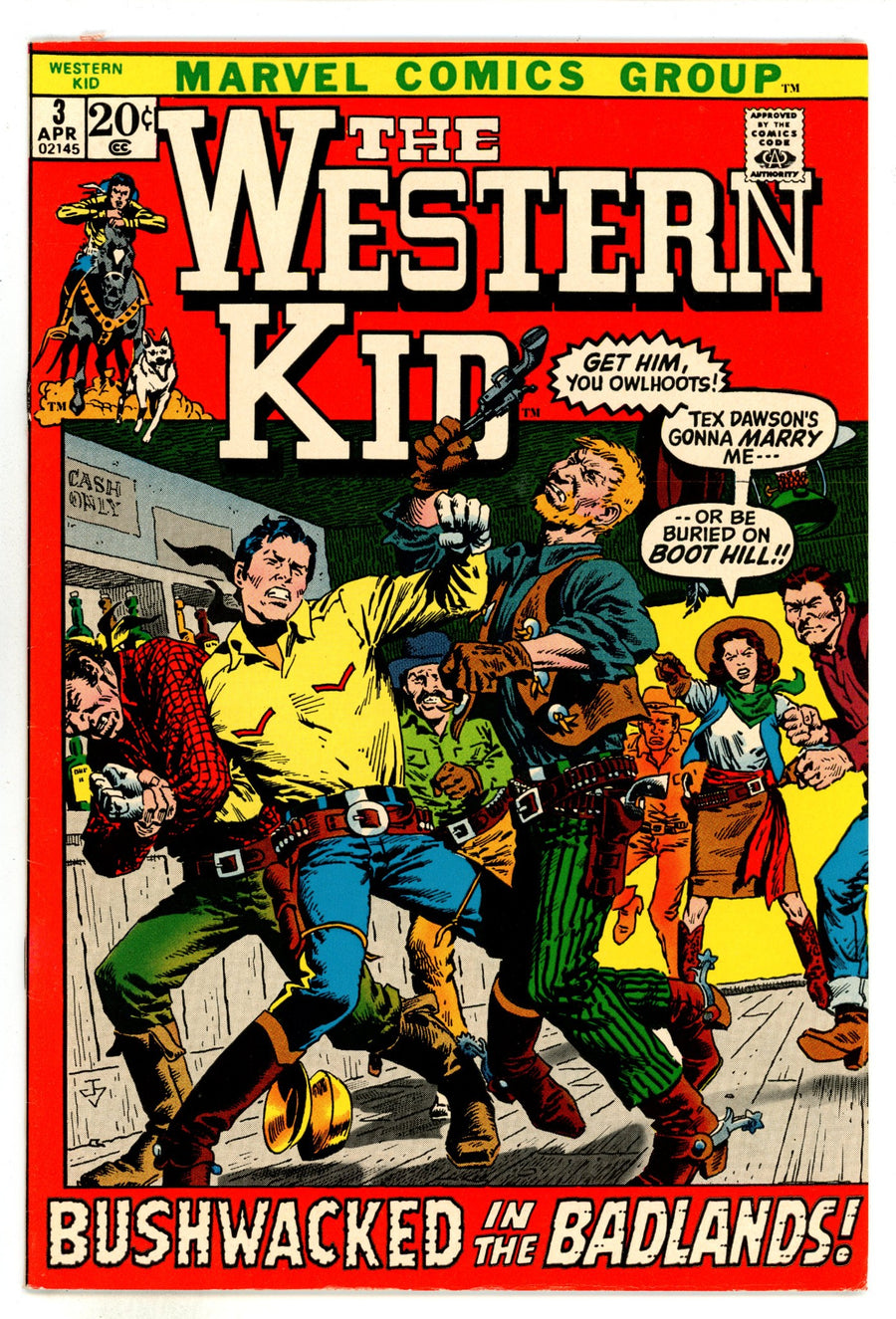 The Western Kid 3 VF+ (8.5) (1972) 