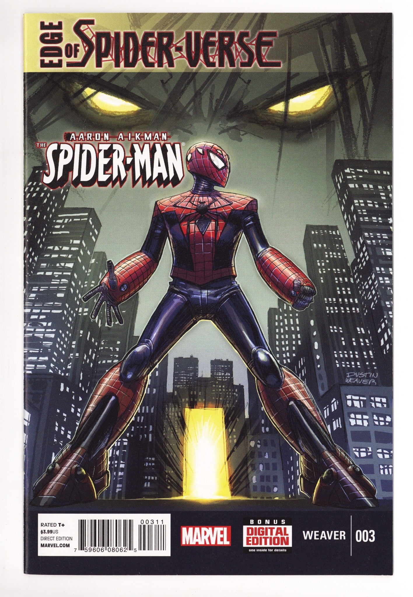Edge of Spider-Verse Vol 1 3 High Grade (2014) 
