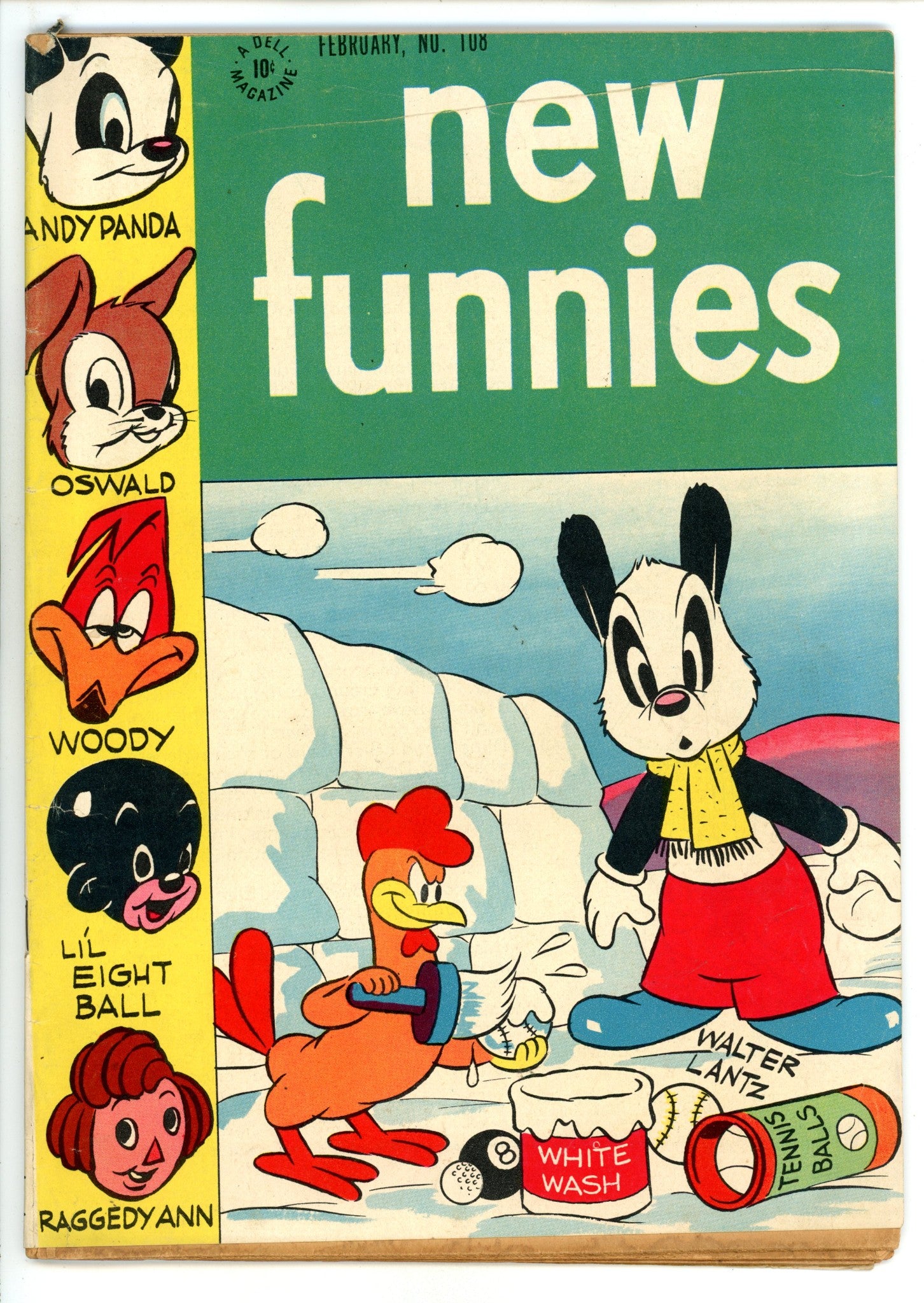 New Funnies 108 VG/FN (5.0) (1946) 
