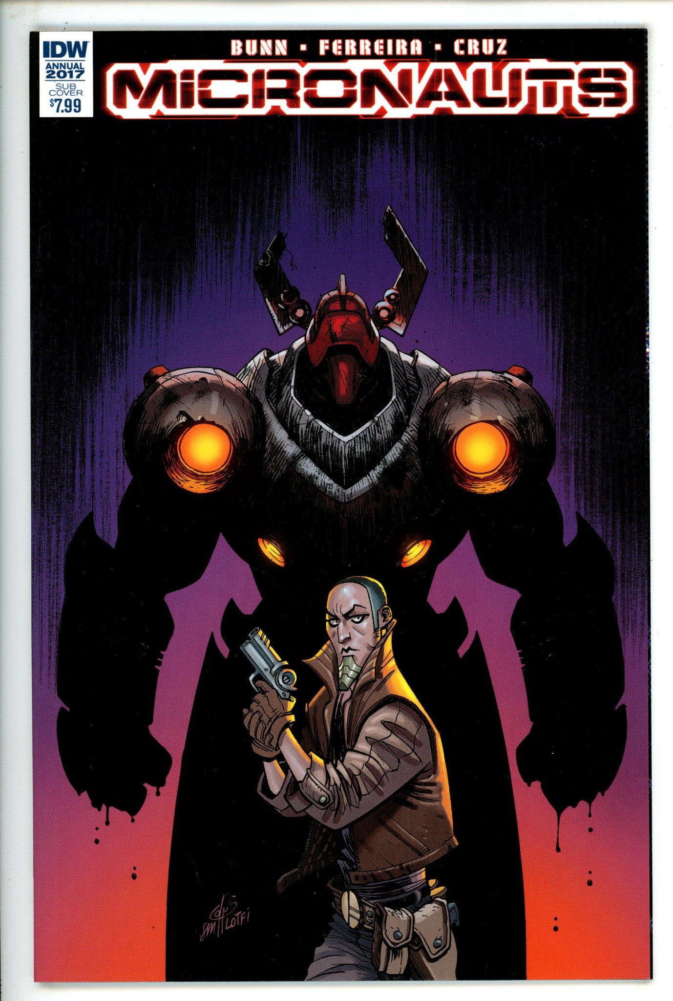 Micronauts Annual 1 High Grade (2017) Lotfi Variant 