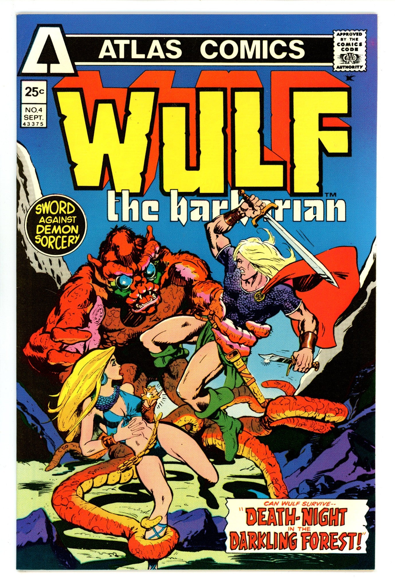 Wulf the Barbarian 4 NM- (9.2) (1975) 