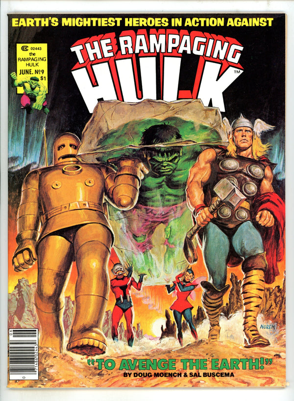 Rampaging Hulk 9 VF- (7.5) (1978)