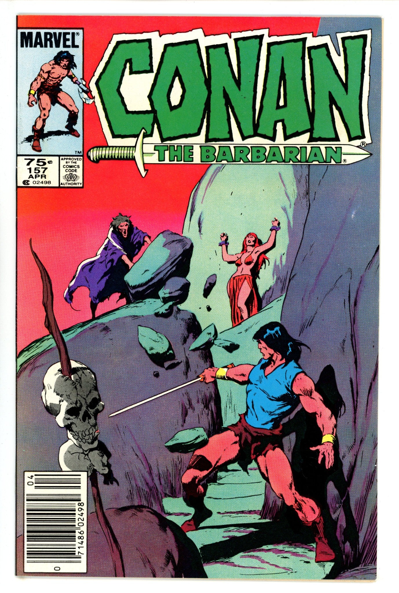 Conan the Barbarian Vol 1 157 Canadian Variant VF (1984)
