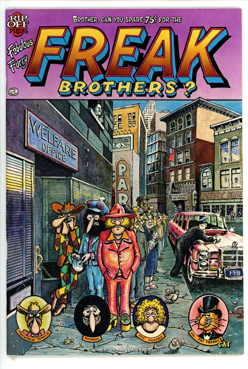 The Fabulous Furry Freak Brothers 4 VF- (1975)