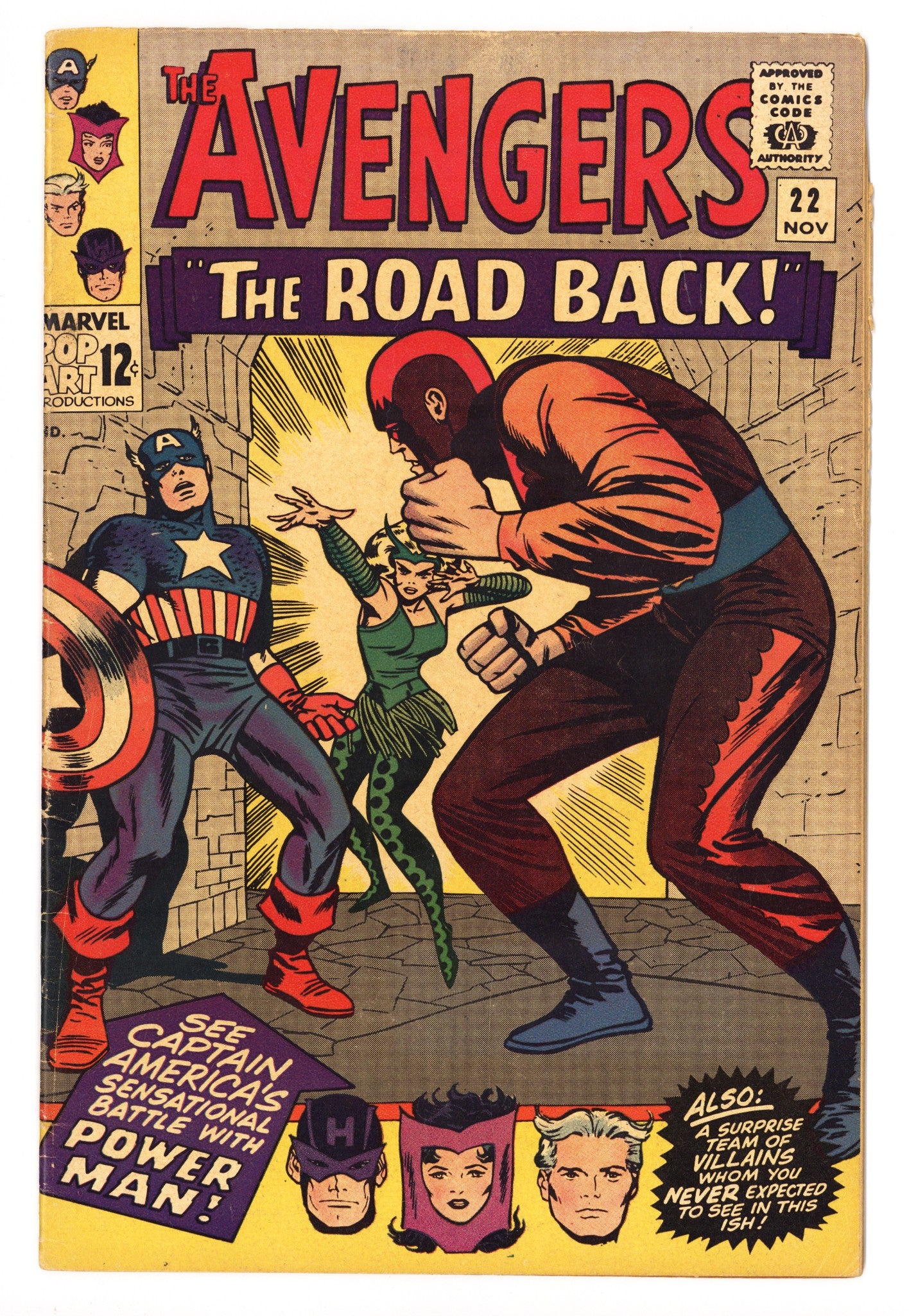 The Avengers Vol 1 22 FN (6.0) Trimmed (1965) 
