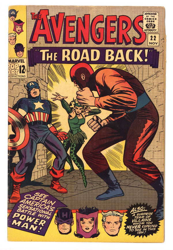 The Avengers Vol 1 22 FN (6.0) Trimmed (1965)