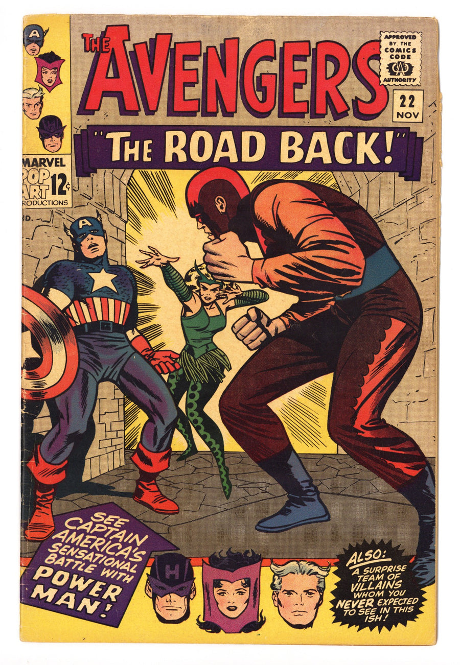 The Avengers Vol 1 22 FN (6.0) Trimmed (1965) 
