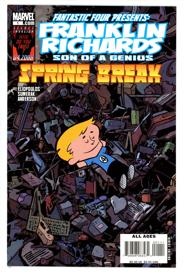 Franklin Richards: Spring Break 1 High Grade (2008)