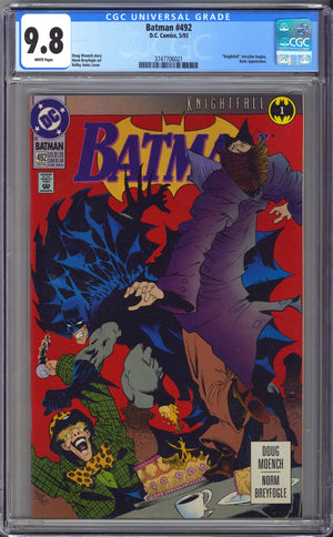 Batman Vol 1 492 CGC 9.8 (NM/M) (1993)