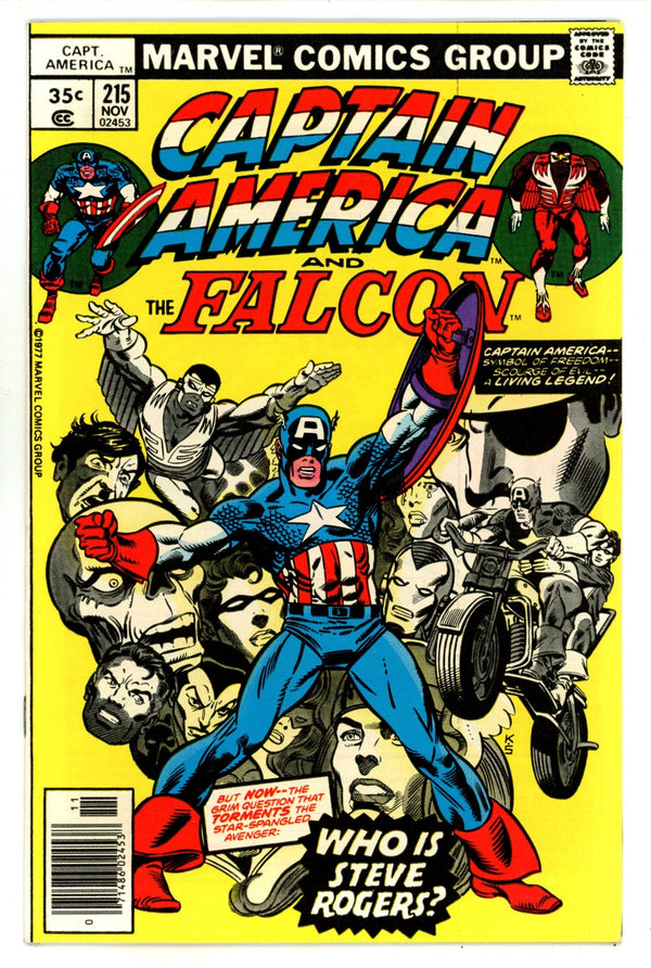 Captain America Vol 1 215  Mid Grade   (1977)