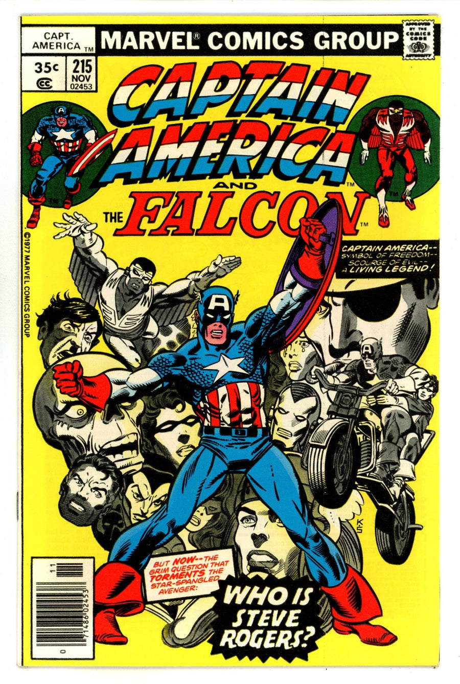 Captain America Vol 1 215  Mid Grade   (1977)