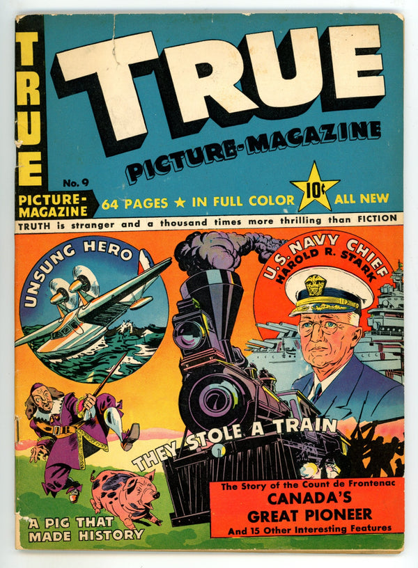 True Picture-Magazine 9 VG (4.0) (1944) Canadian Edition