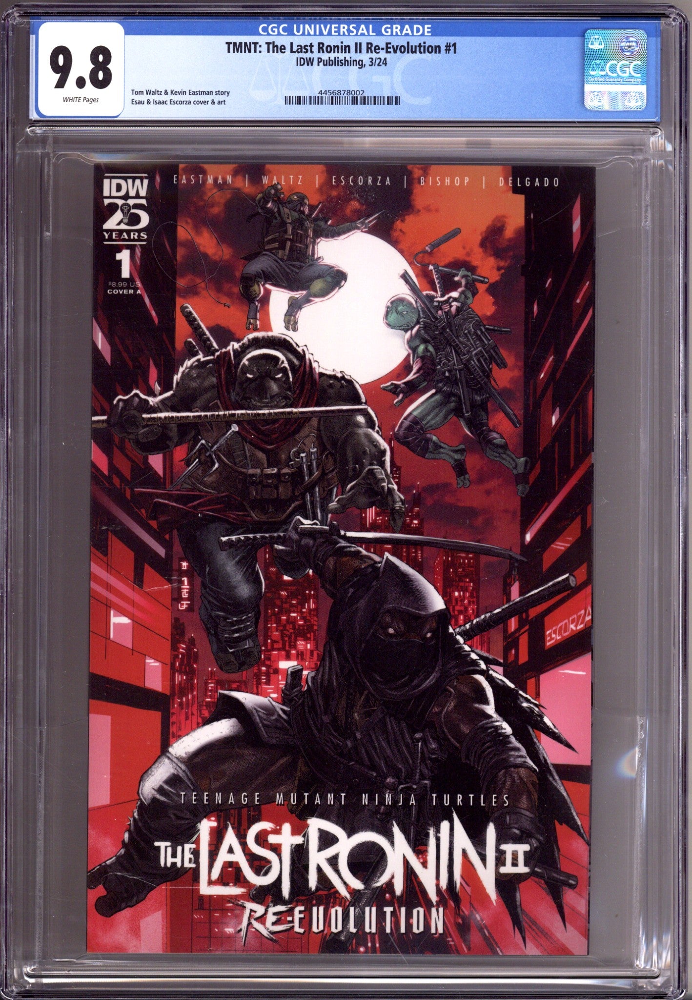 Teenage Mutant Ninja Turtles: The Last Ronin II: Re-Evolution   1 CGC 9.8 (NM/M)   (2024)        