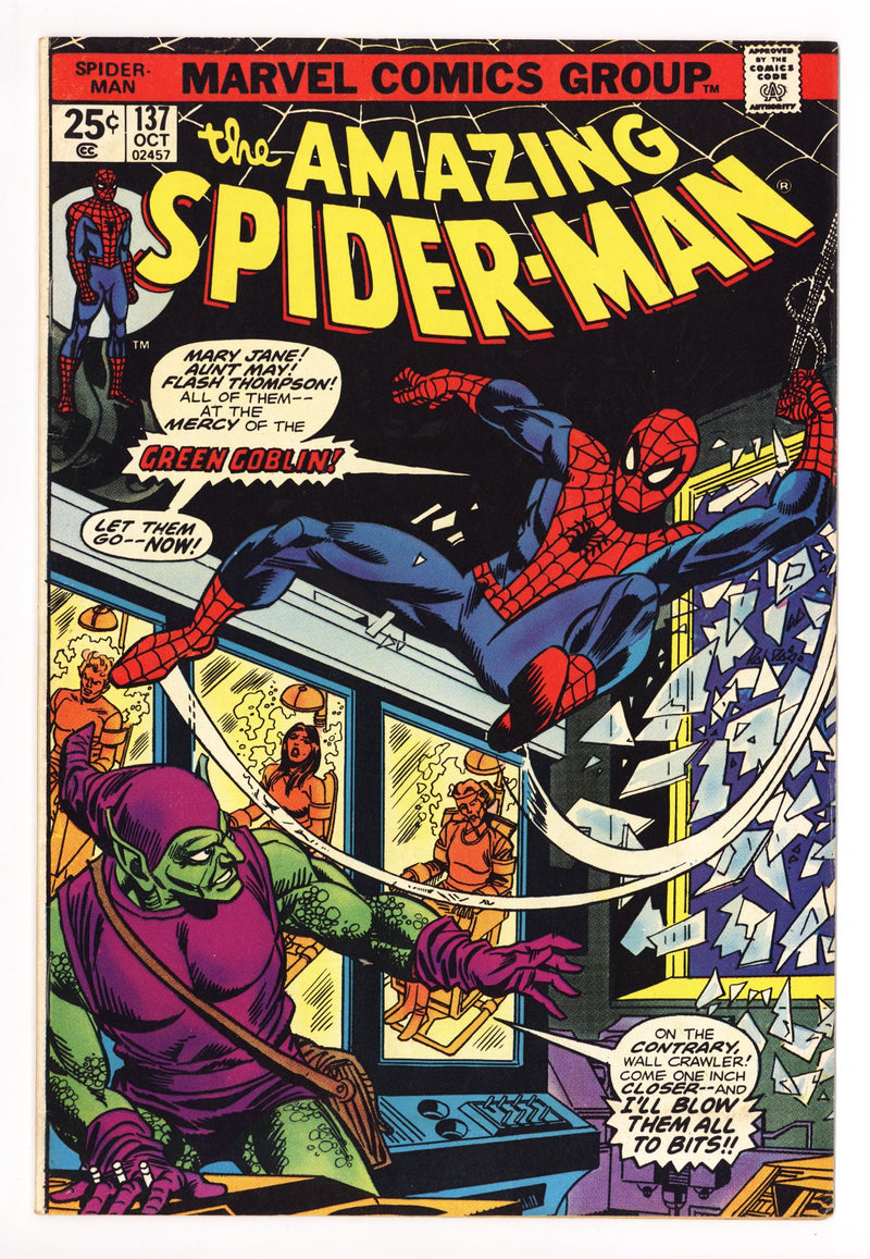 The Amazing Spider-Man Vol 1 137 VG/FN (5.0) No MVS (1974) 