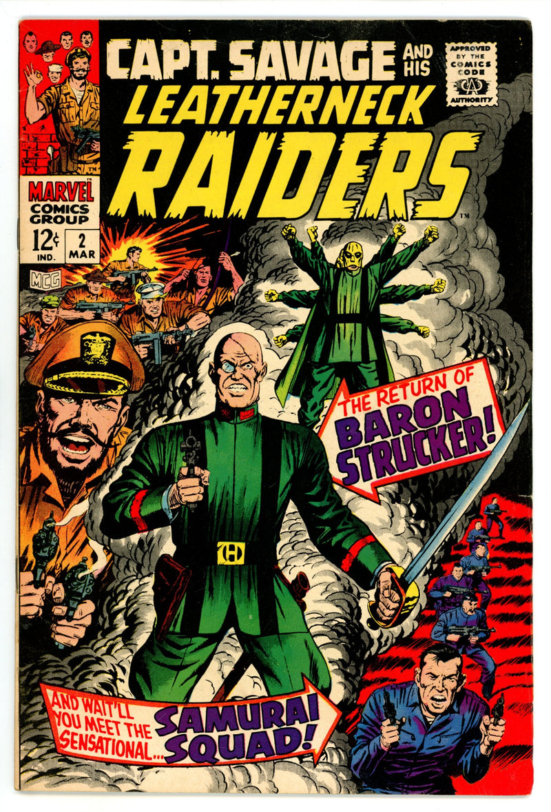 Capt. Savage and His Leatherneck Raiders 2 FN (6.0) (1968) 