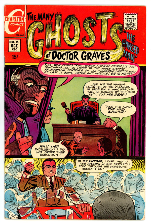The Many Ghosts of Dr. Graves 16 FN+ (6.5) (1969)
