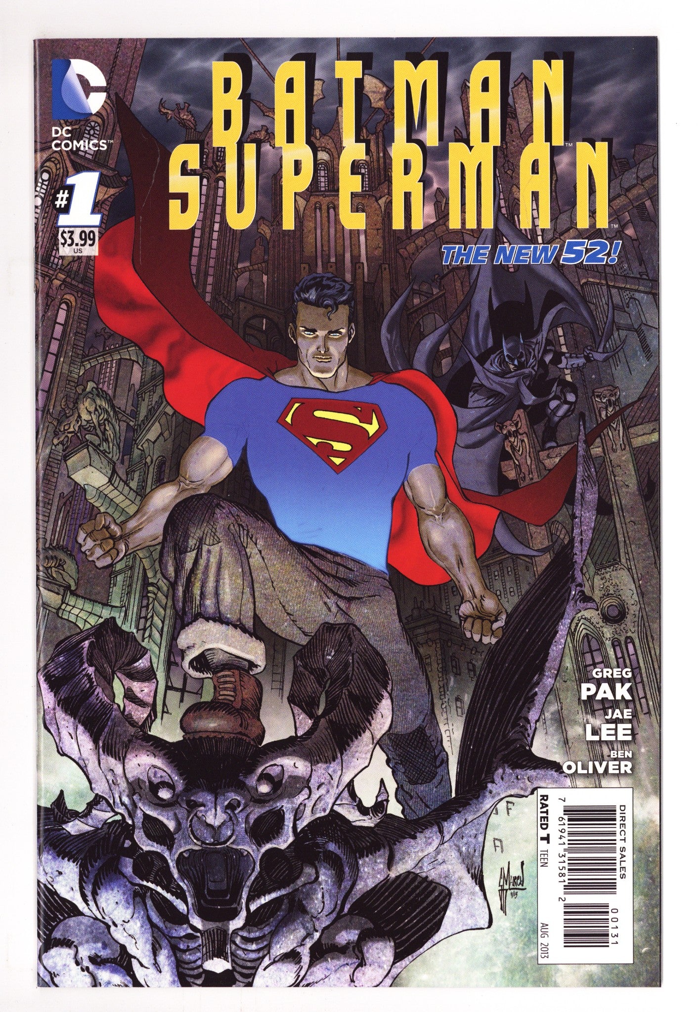 Batman / Superman Vol 1 1 High Grade (2013) March Variant 