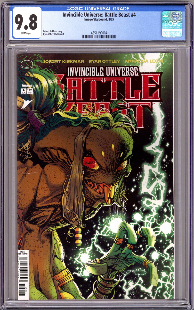 Invincible Universe: Battle Beast 4 CGC 9.8 (NM/M) (2025) 