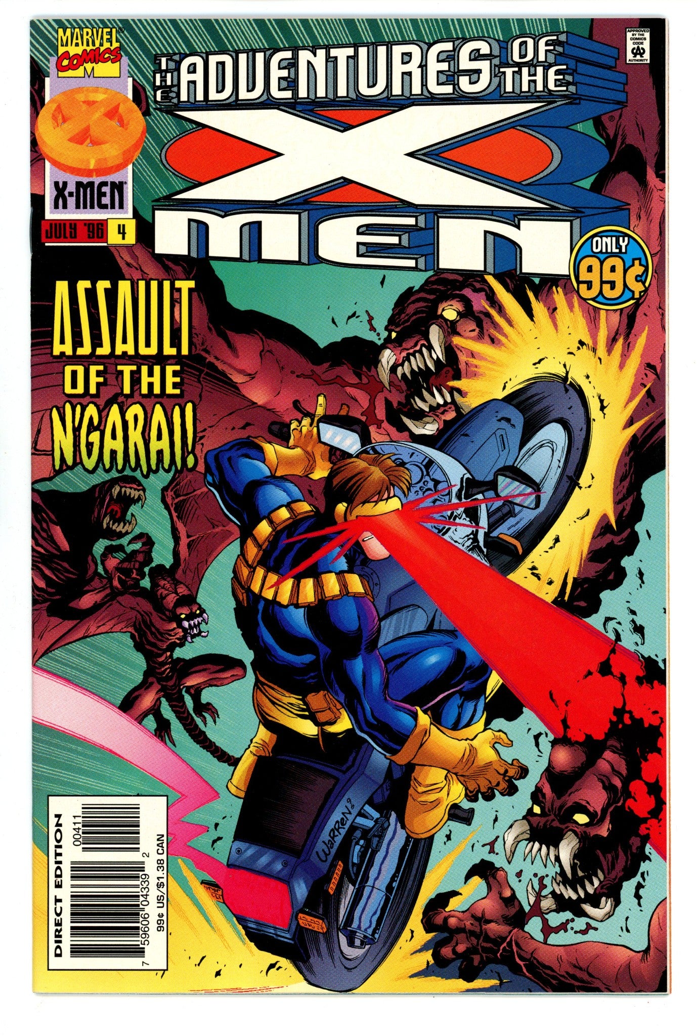 The Adventures of the X-Men 4 High Grade (1996) 