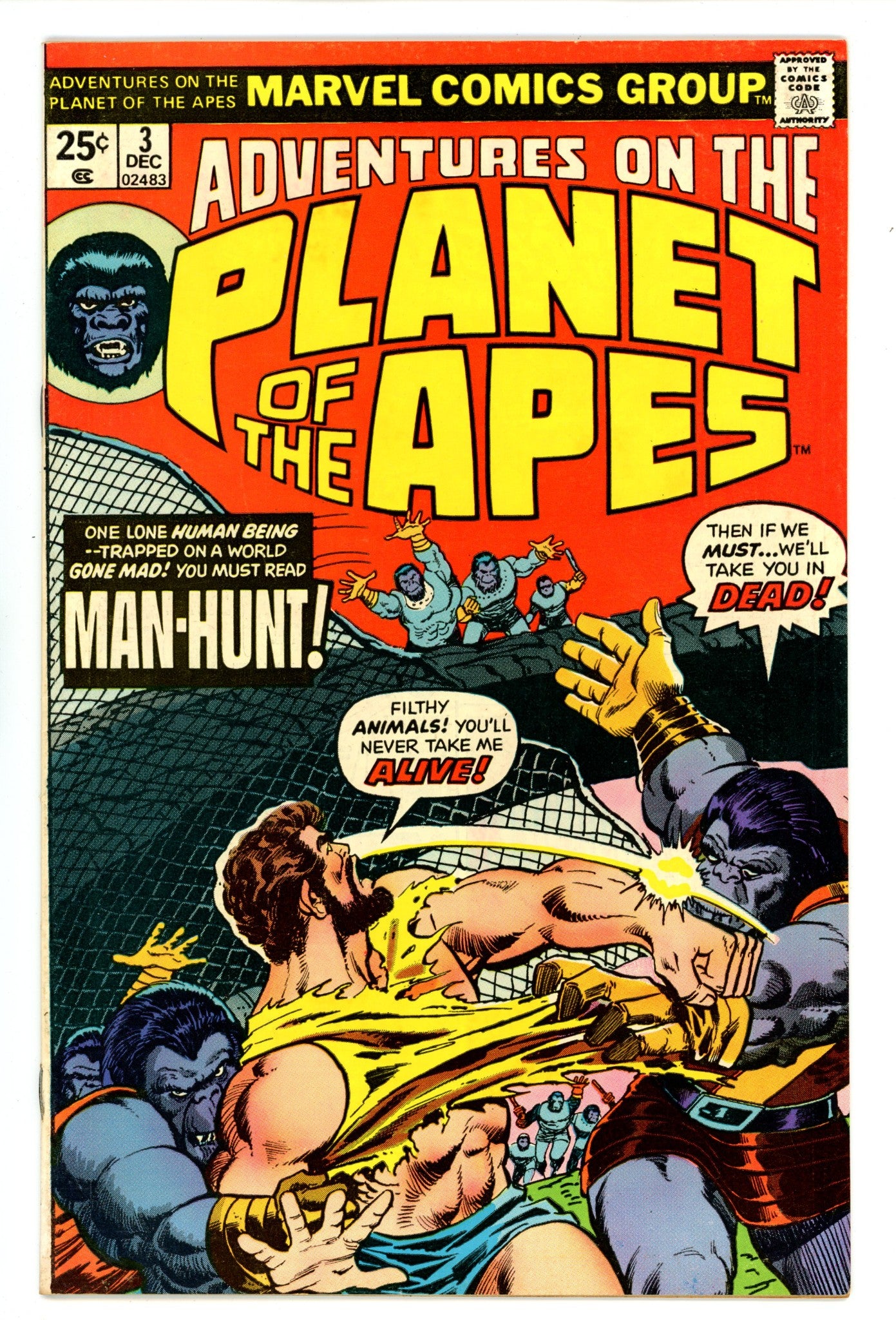 Adventures on the Planet of the Apes 3 FN- (5.5) (1975)