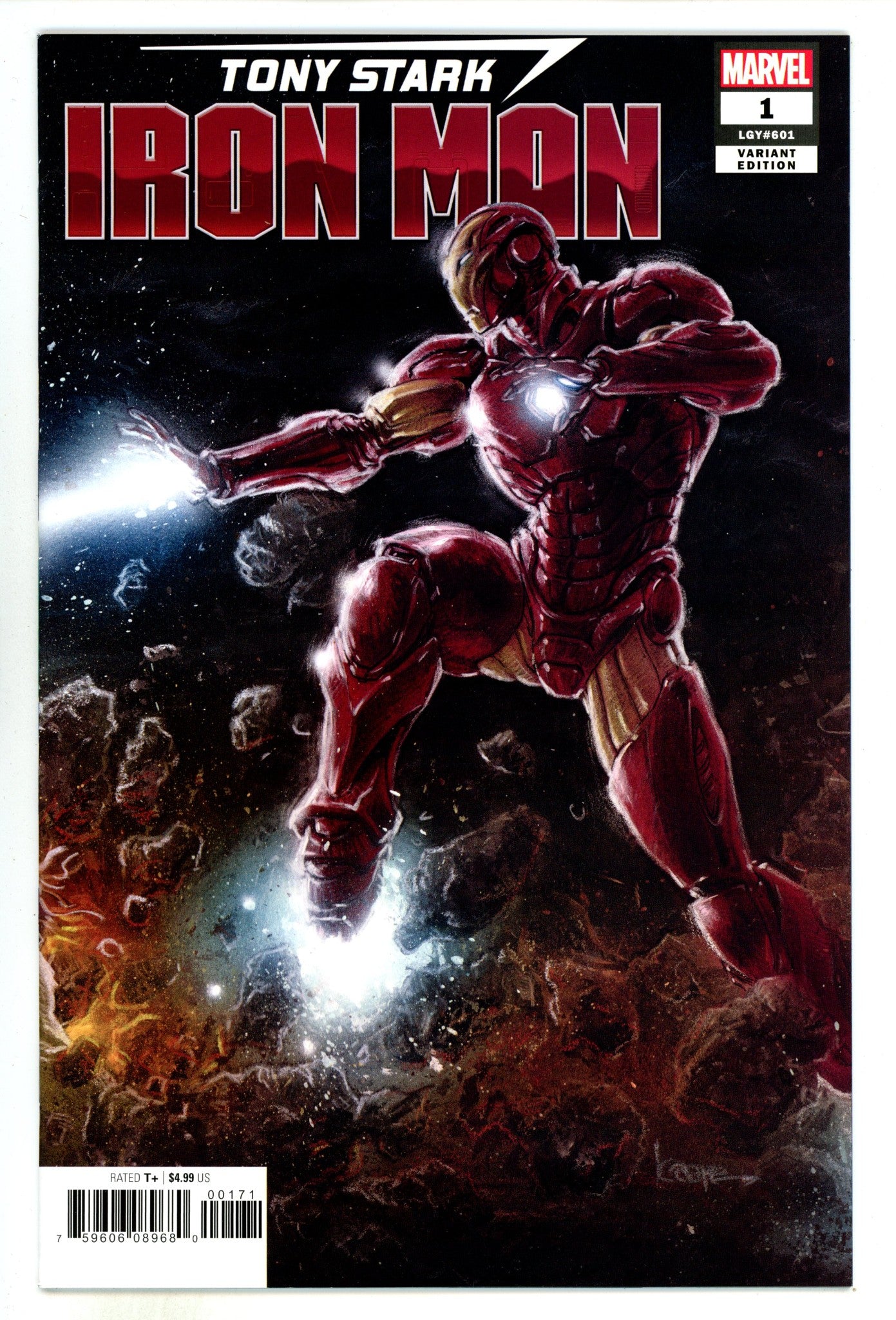 Tony Stark: Iron Man  1 (601)  High Grade  (2018) Andrews  Variant  