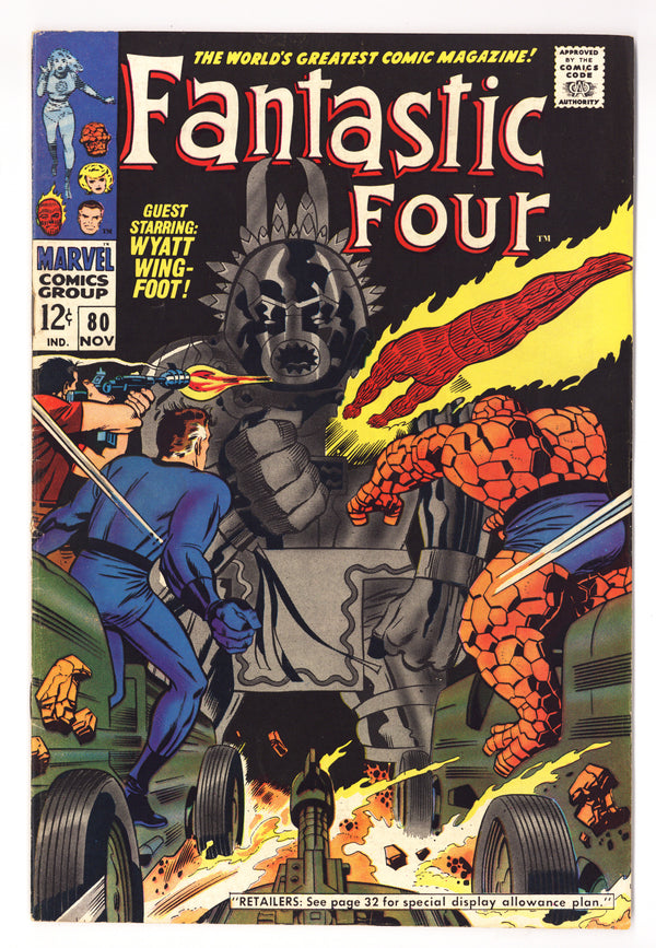 Fantastic Four Vol 1 80  FN (6.0)   (1968)