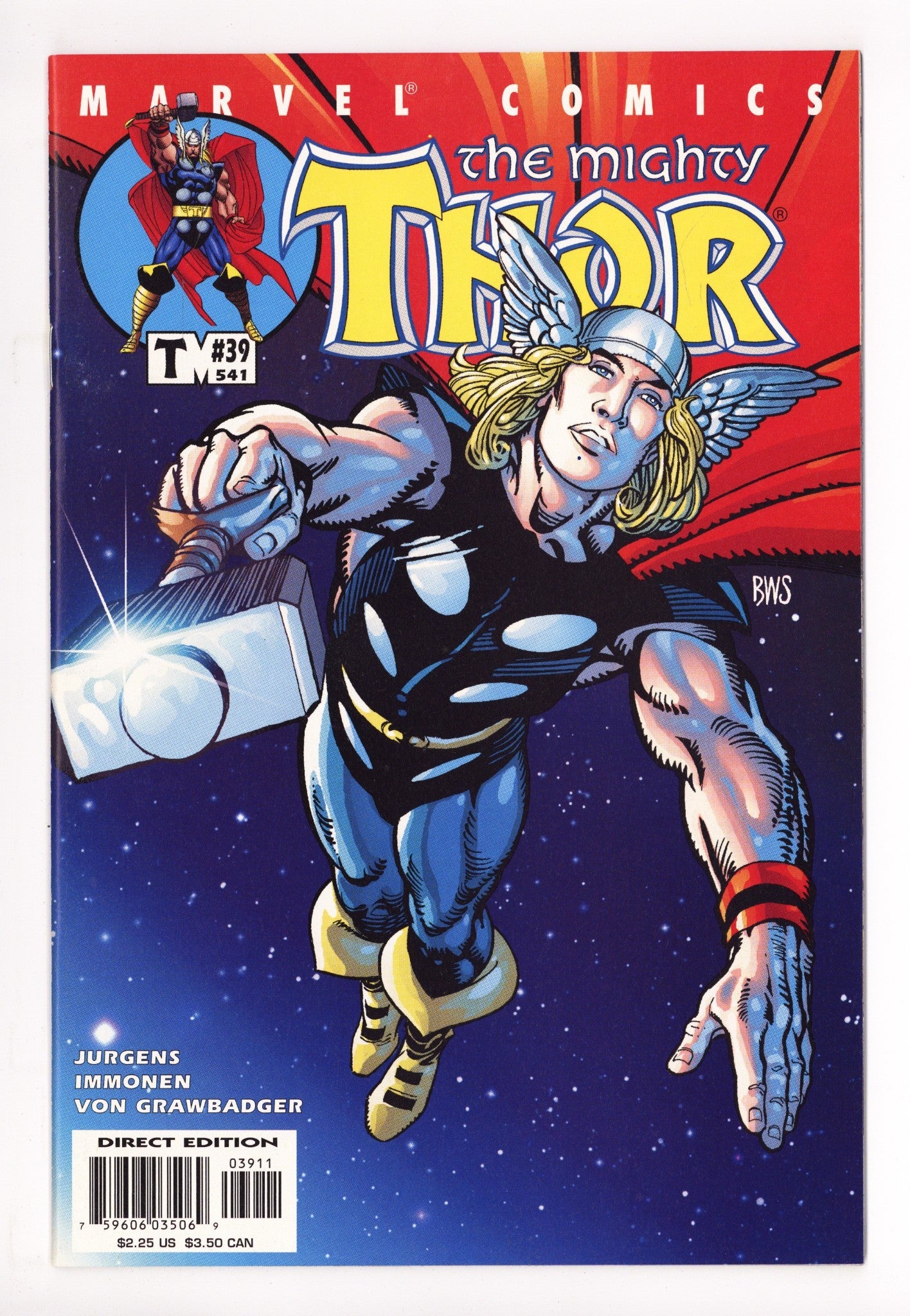 Thor Vol 2 39 (541) High Grade (2001)