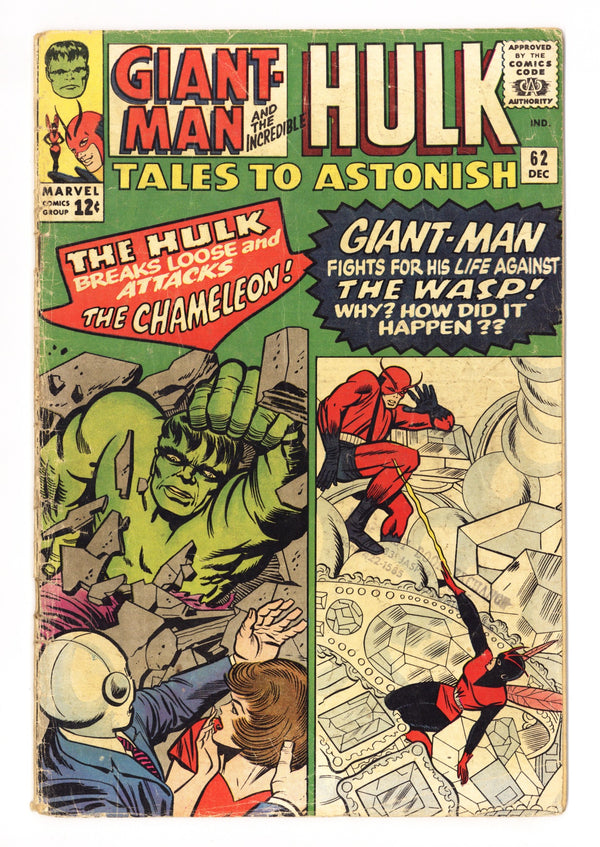 Tales to Astonish Vol 1 62 GD/VG (3.0) (1964)