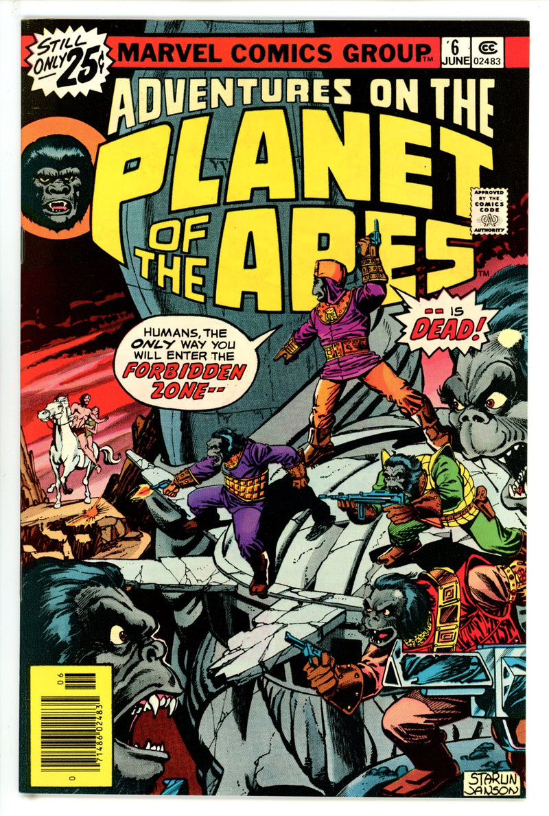 Adventures on the Planet of the Apes 6 NM- (1976)