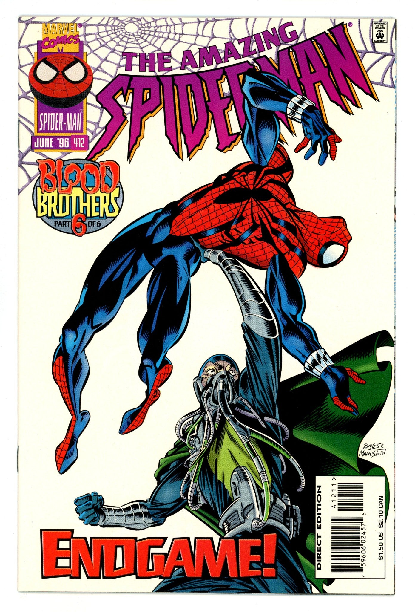 The Amazing Spider-Man Vol 1 412 High Grade (1996) 