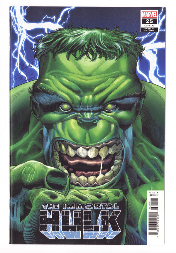 Immortal Hulk 25 High Grade (2019) Bennett Homage Variant