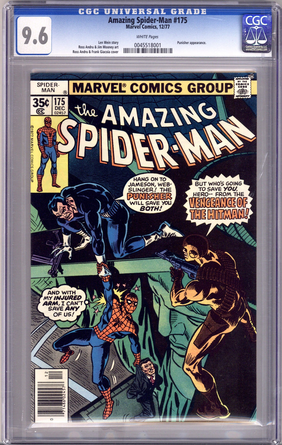 The Amazing Spider-Man Vol 1 175 CGC 9.6 (NM+) (1977) 
