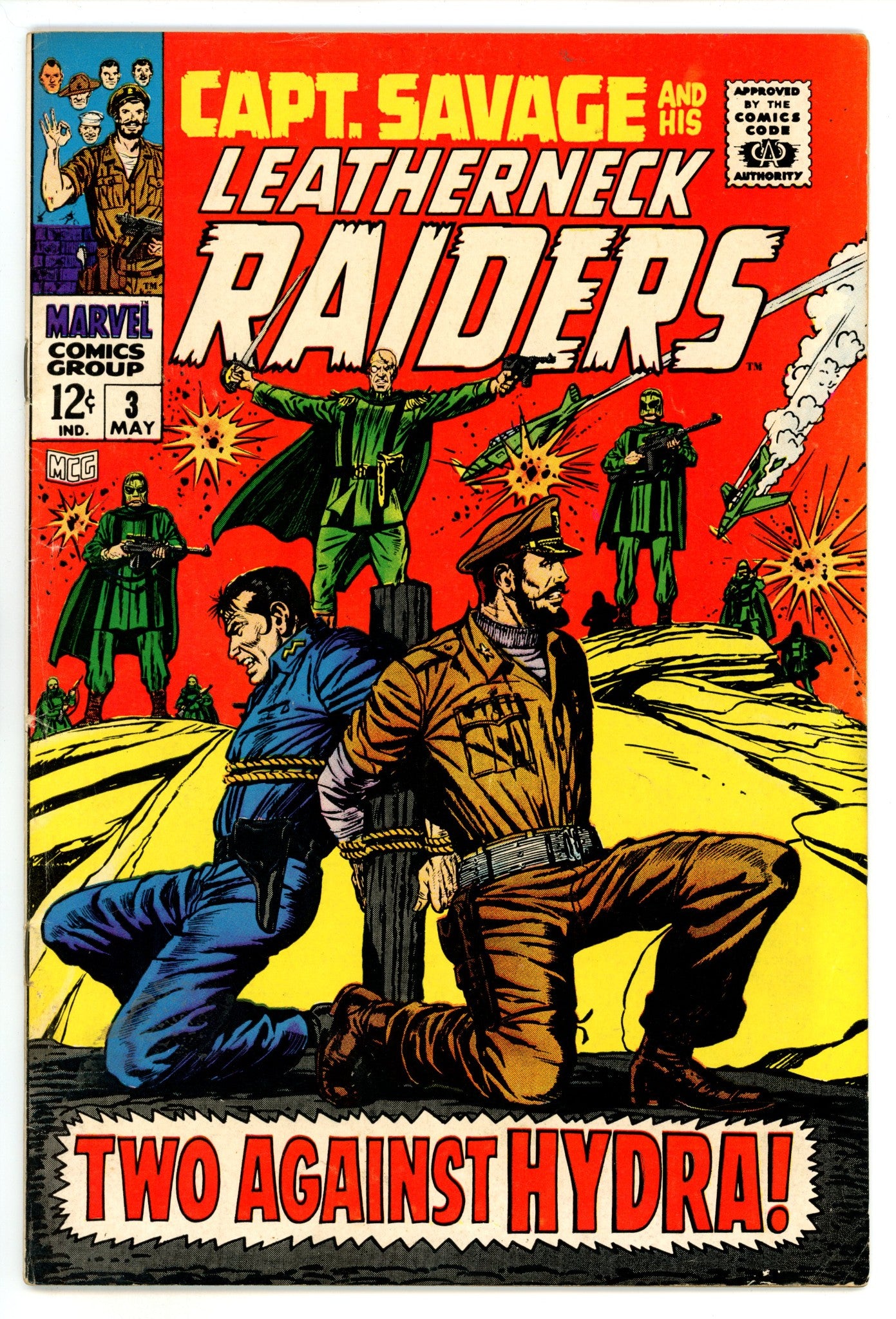 Capt. Savage and His Leatherneck Raiders 3 VG/FN (5.0) (1968) 
