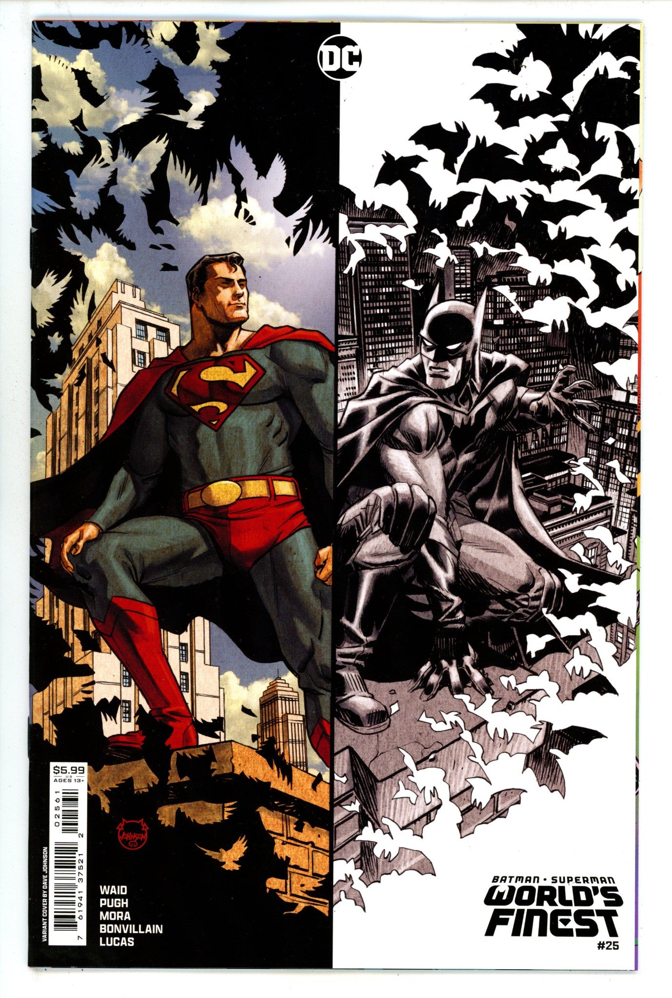Batman Superman Worlds Finest 25 Johnson Variant (2024)
