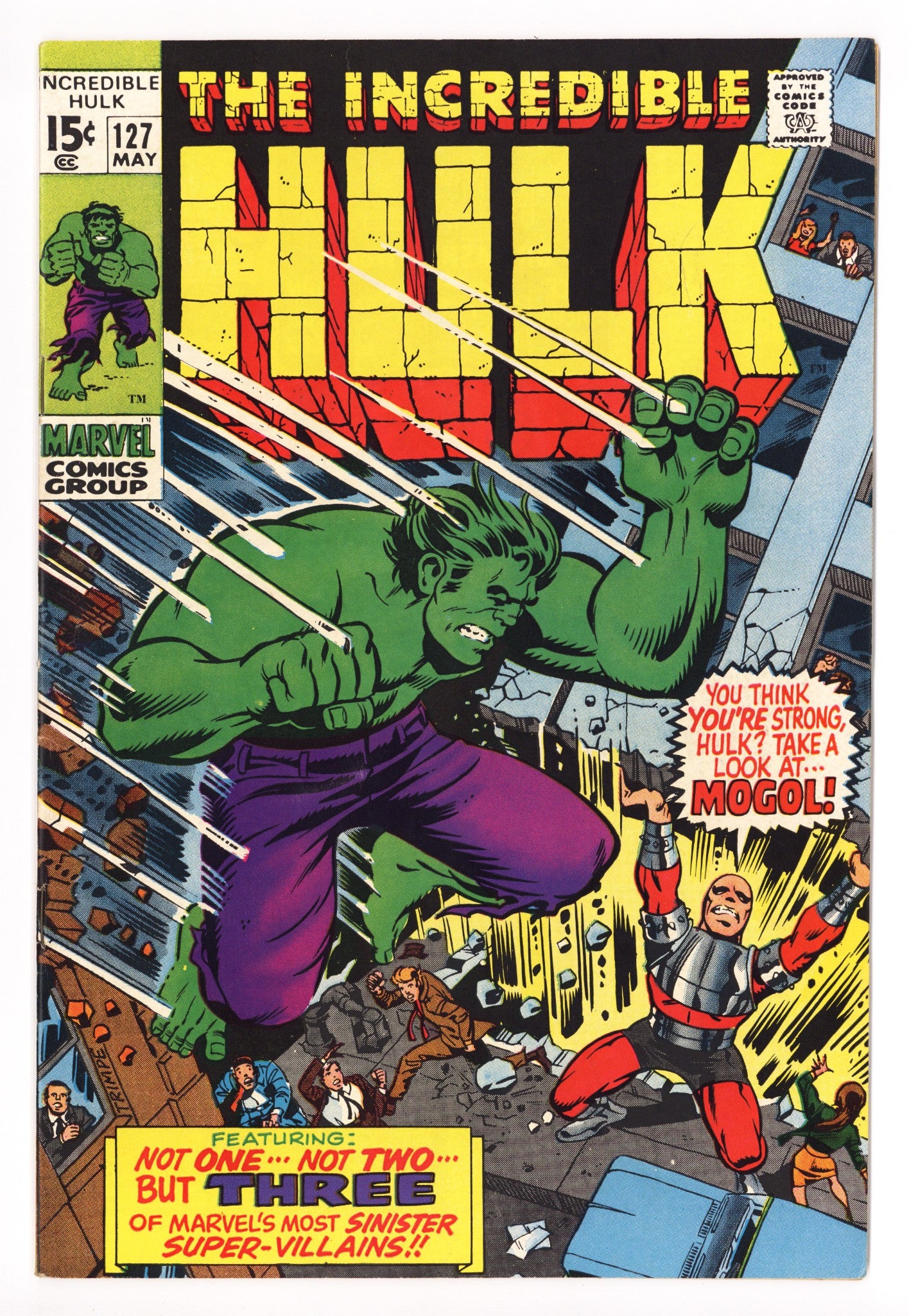 The Incredible Hulk Vol 1 127 VF- (7.5) (1970) 