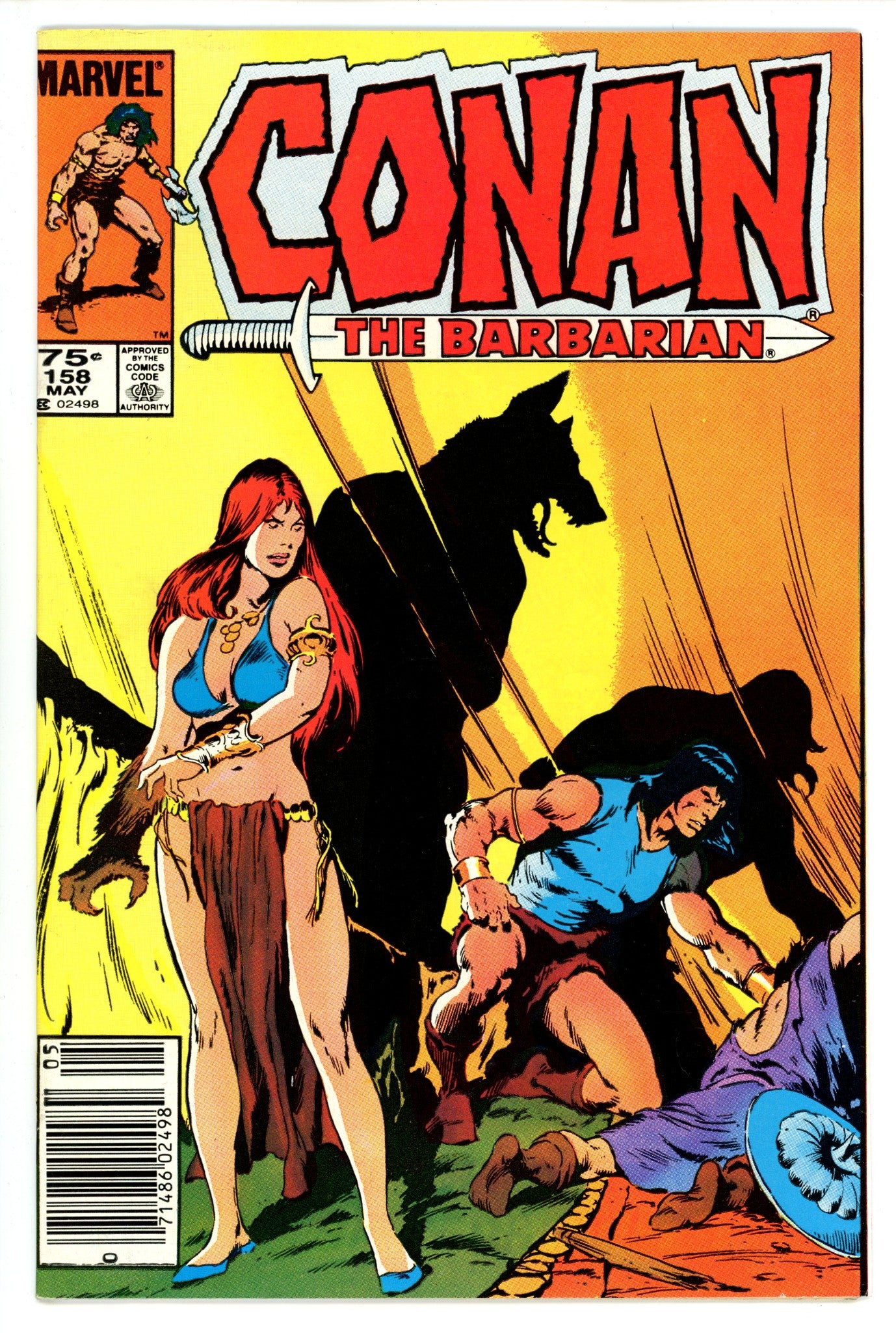 Conan the Barbarian Vol 1 158 Canadian Variant FN/VF (1984)