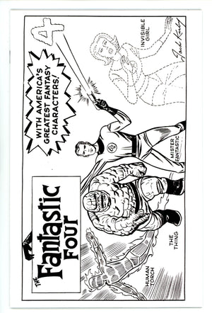 Fantastic Four Vol 6 1 VF/NM (9.0) (2018) Kirby B&W One Per Store Variant