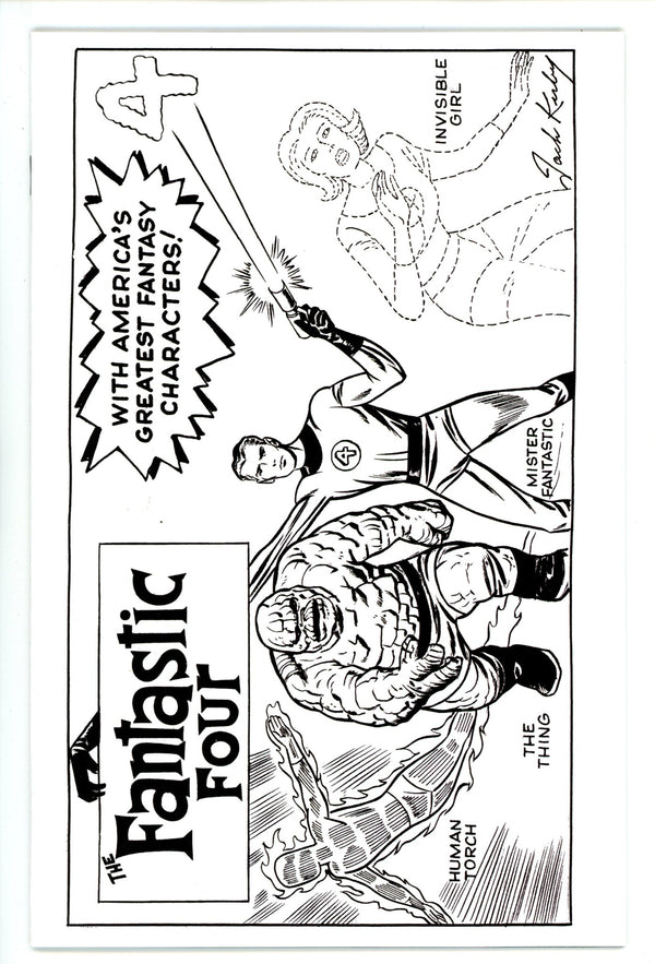 Fantastic Four Vol 6 1 VF/NM (9.0) (2018) Kirby B&W One Per Store Variant